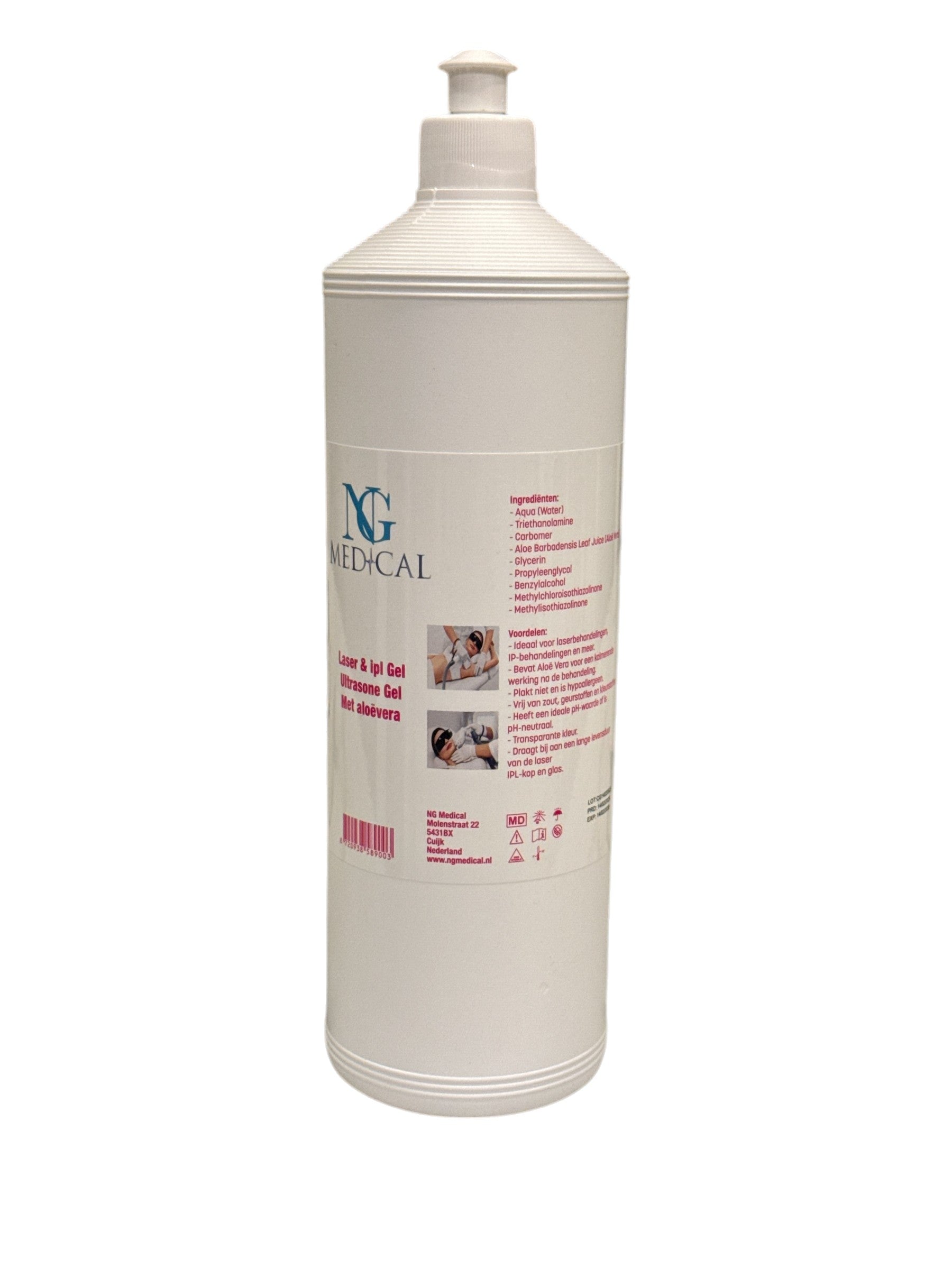 Laser & IPL Gel | Ultrasound Gel | Contact Gel | Diode Laser Gel - 1000 ML - BeautyPlein